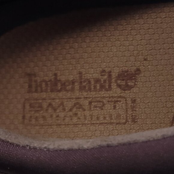 Timberland Men's 8.5 Brown Leather Comfort Shoes Loafers Oxfords Casual Used - Picture 12 of 15